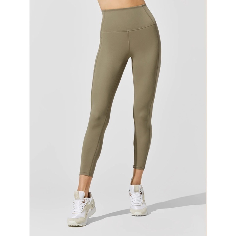 Carbon38 Utility Green Cloud Compression High Ris… - image 1